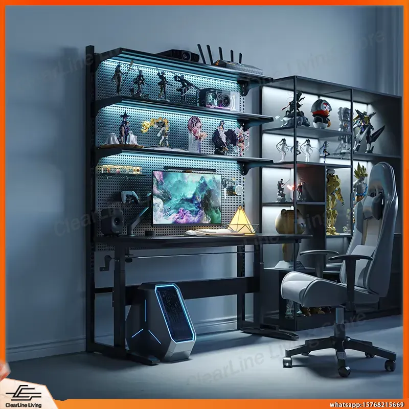 Esports Gaming Monitor - Mesa de Jogos em Forma de