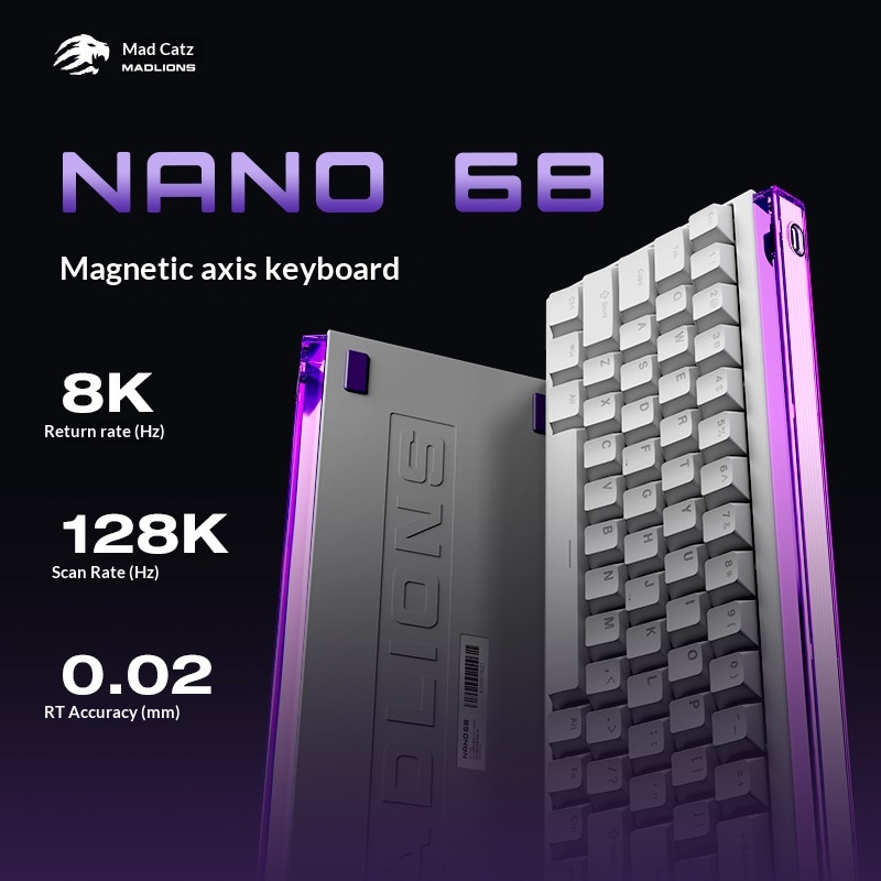 Esports Gaming Kings - Teclado Gamer Magnético Mad Catz Nano68