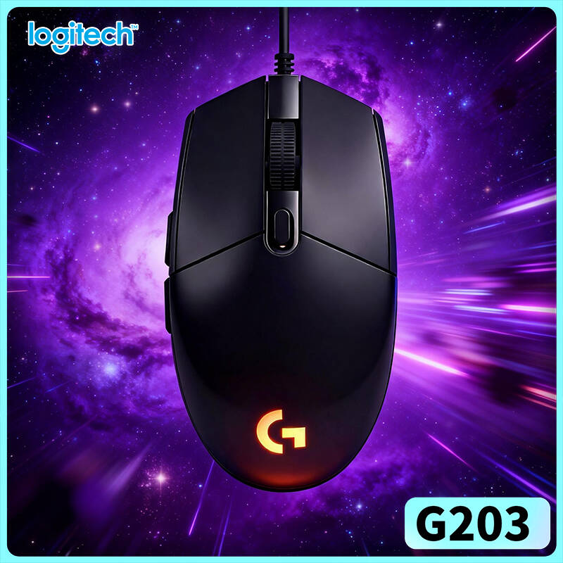 Logitech Mouse G203 - Mouse Gamer com Fio Logitech G203