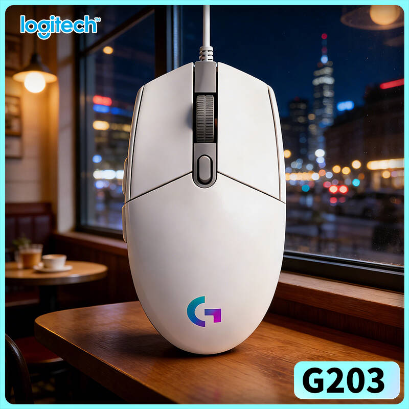 Mouse Gamer com Fio Logitech G - Logitech Mouse G203 avaliação e preço