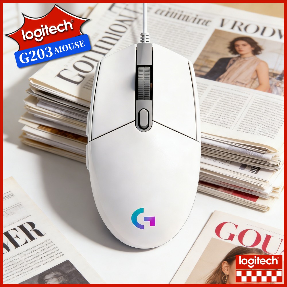 Mouse Gamer Com Fio Logitech G - Logitech Mouse G203 avaliação e preço