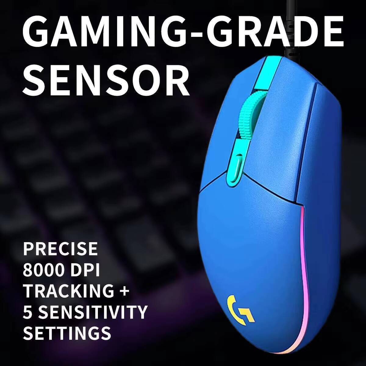Mouse Gamer Logitech G203 LIGH - Logitech Mouse G203 avaliação e preço