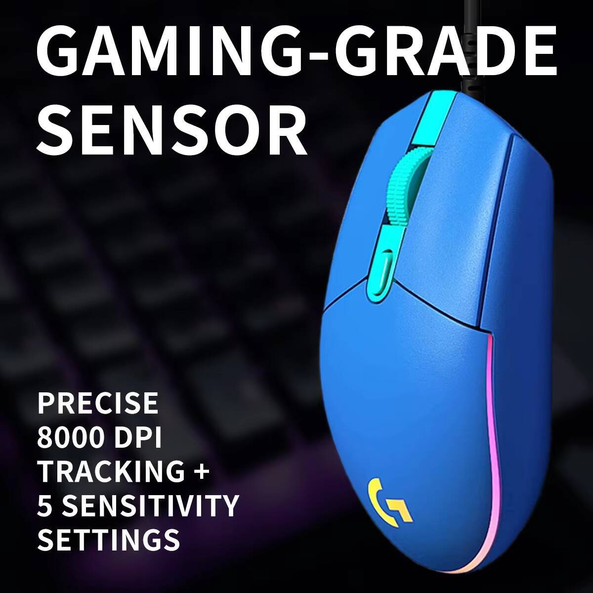 Mouse Gamer Logitech G203 Prod - Logitech Mouse G203 avaliação e preço