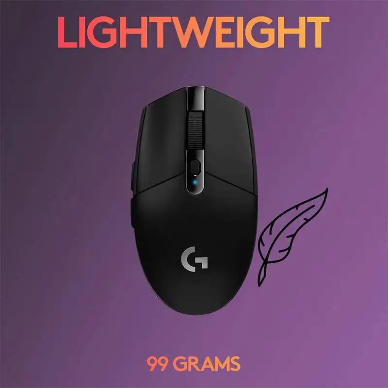 Mouse Sem Fio Logitech G305, M - Logitech Mouse G203 avaliação e preço