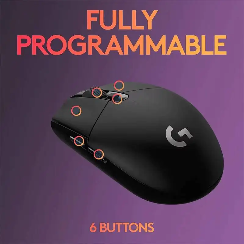 Mouse Sem Fio Logitech G305, M - Logitech Mouse G203 avaliação e preço