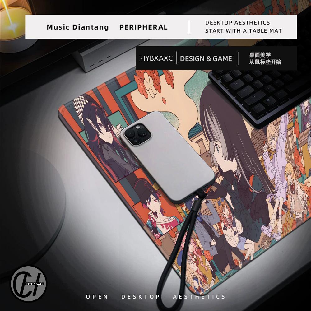 Anime menina tapete de mesa ju - Esports Gaming Cabinet avaliação e preço