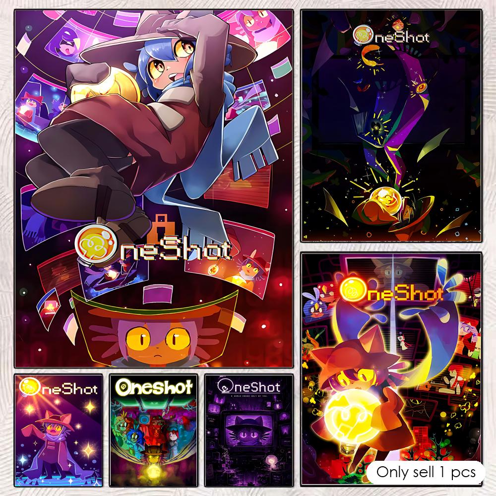 Puzzle Game O-OneShotS Poster  - Esports And Gaming Lounge avaliação e preço